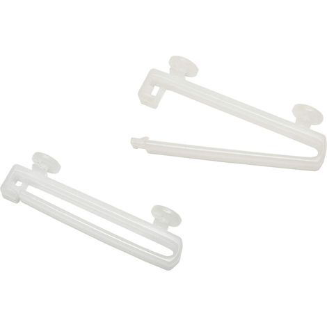 Glissière à Disques, 10 Pièces, Plastique, Blanc (1/5)