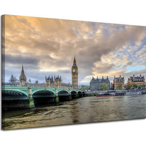 Leinwanddruck Architektur London Big Ben 120 x 80