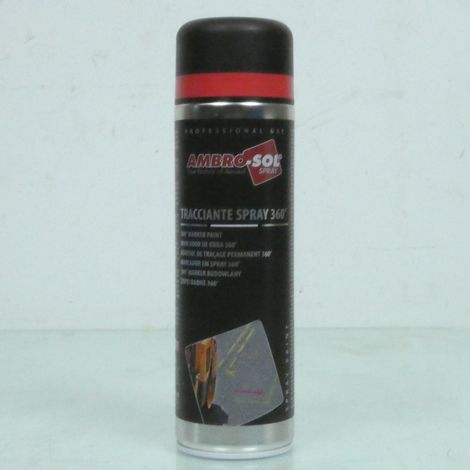 Bombe de chantier peinture rouge fluo AMBRO-SOL V403 60610 pour (1/3)