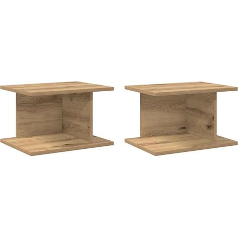 Maison Exclusive - Nachttisch 2 pcs Artisan-Eiche 40 x 30 x 25 cm