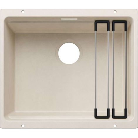 Blanco Etagon 500 - Silgranitspüle, 53x46 cm, mit Zubehör, soft weiß 527756 (1/2)