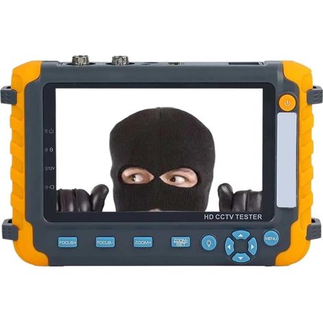 Testeur de vidéosurveillance prenant en charge la caméra IP Testeur De Caméra De Sécurité CCTV 8MP 4K, Moniteur LCD TFT 5 Pouces For 4 En 1 TVI AHD CVI, Testeur De Caméra De Sécurité Analogique Vidéo (1/5)