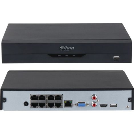 Dahua Nvr 8Ch PoE WizSense NVR4108HS-8P-EI