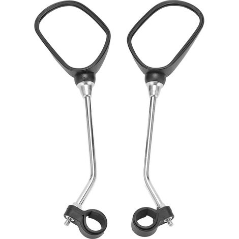 2 Pcs Rétroviseurs Vélo Extérieur, Miroirs Convexes Rotatifs pour Sécurité Cyclisme Équipement Sportif Durable (1/5)