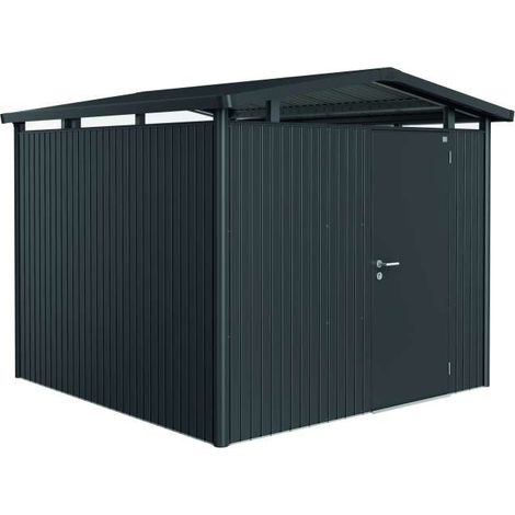 Casetta Panorama Misura P4 grigio scuro metallizzato con porta standard