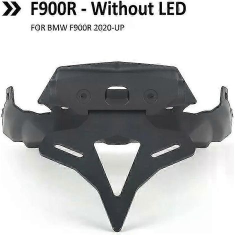 Support de plaque d'immatriculation arrière court pour moto BMW F900R (F900R 2020) avec feu arrière LED intégré (F900R - sans LED) (1/5)