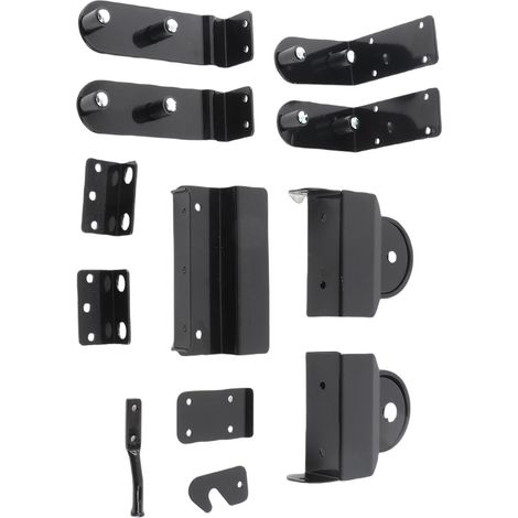 Kit de quincaillerie robuste pour portail coulissant, accessoires à roulement à billes pour portail coulissant stable et sécurisé (1/5)
