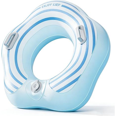 Schwimmring Erwachsene 85cm PVC Doppelgriffe kippsicher Poolring. (1/5)