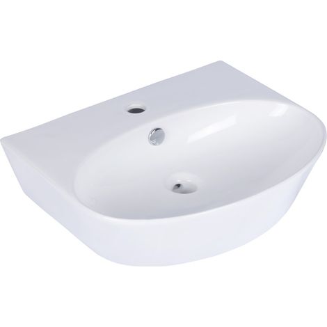 Primaster Waschbecken Keramik Amara 52 x 42 cm weiß