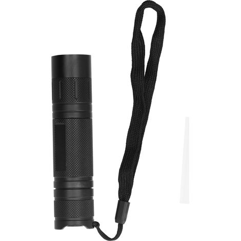 Lampe de poche UV LED à piles, détecteur de lumière noire UV365 pour l'identification de la collecte de pièces de monnaie et de timbres (1/5)