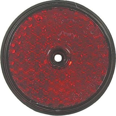 Catadioptre rouge trou central diam.61 AJ.BA - 16086