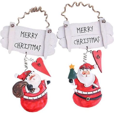 2 Weihnachtsdekorationen zum Aufhängen (1/3)