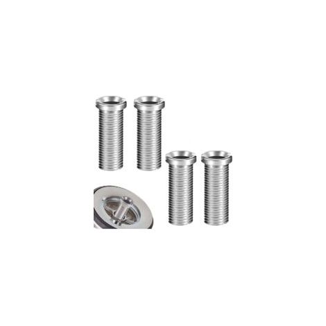 Pièces Vis pour Panier D'évier 35mm Acier Inoxydable Vis Creuse Vis de Bonde pour la Vis Évier Panier Vis Accessoires de Fixation pour Cuisine Lavabo(Argent)-- Crezuo (1/4)