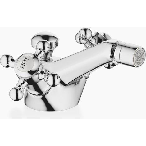 Dornbracht MADISON Bidet-Einlochbatterie mit Ablaufgarnitur, (1/4)