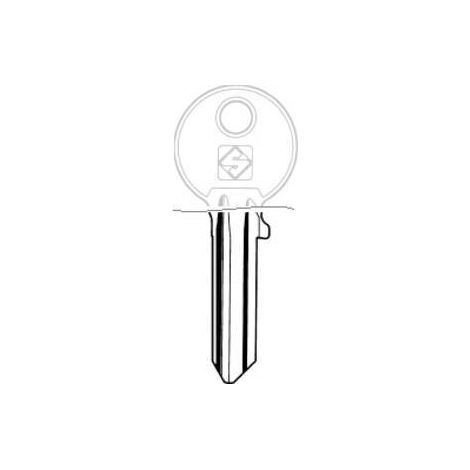 10 x SILCA CS206DZ CHIAVE PROFILO SILKY OTTONE