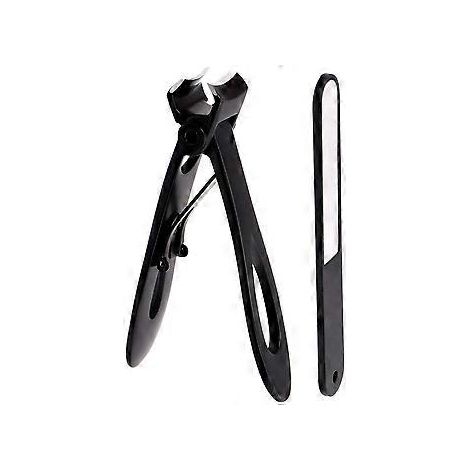 Accessoire élégant pour le soin des ongles, coupe-ongles tranchants en acier inoxydable avec design anti-éclaboussures, outils de soin des ongles robustes pour hommes et femmes avec trou de serrure. (1/5)