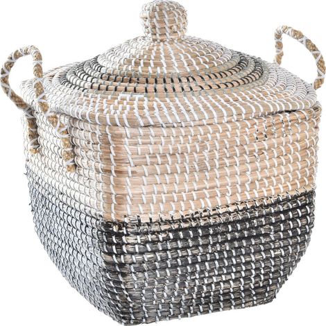Cesta Seagrass 45X35X43 Natural DC192024 (1/3)