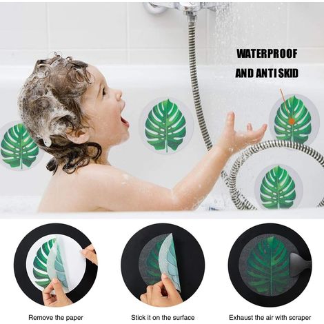 JSSEVN - Set of 12 non-slip bathtub stickers (1/3)