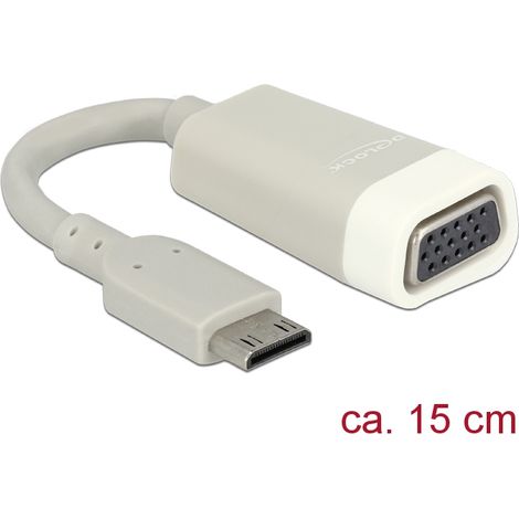 Adaptador HDMI-mini C macho  VGA hembra