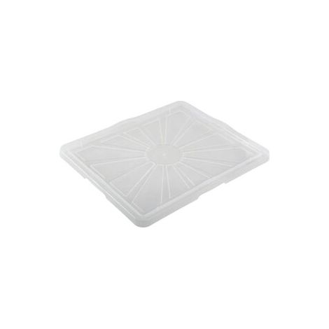 TAPA PARA CAJA DE ALMACENAJE FRANZ, TAMAÑO: XXL, 52 X 43 CM, TRANSPARENTE