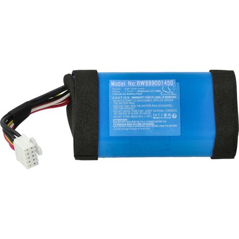 vhbw Akku kompatibel mit JBL Pulse 5 Lautsprecher Boxen Speaker (10200 mAh, 3,7 V, Li-Ion)