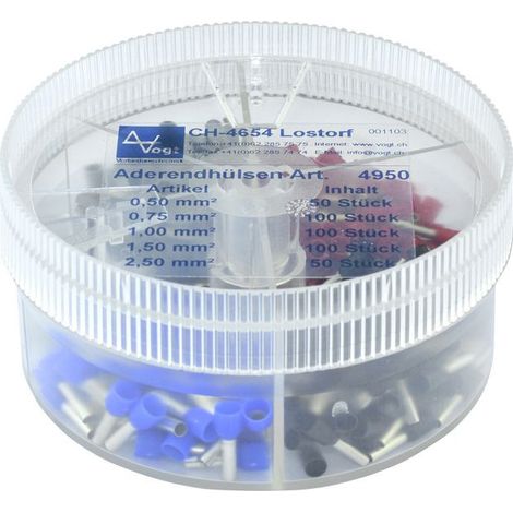 Cosses à manchon isolées étui (400 pièces) Tul-kpl.2