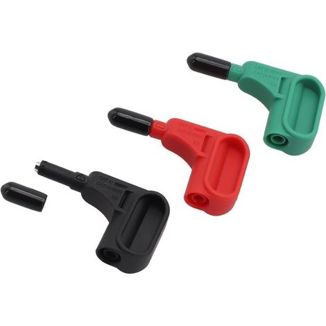 Sonda de prueba magnética, 3 cables de prueba magnéticos compatibles con multímetros. Utiliza conectores banana estándar de 4 mm. (1/2)