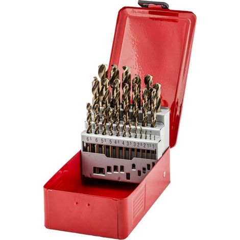 Fischer Set di punte HSS-Co 25 pezzi argento durevole (1/5)