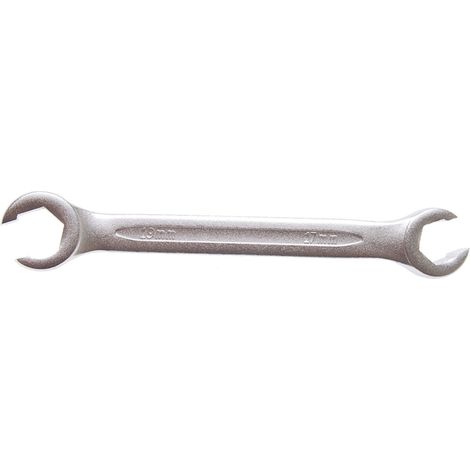 BGS Llave de doble anillo abierta SW 17 x 19 mm - 1761-17x19