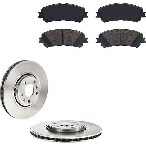 KIT FRENI ANTERIORI compatibile con RENAULT SCÉNIC IV (J9) - DISCHI + PASTIGLIE OEM: P 68 067 , P 68 071 / 17978 /SOSTITUZIONE DIRETTA/BASSA POLVERE/SILENZIOSO