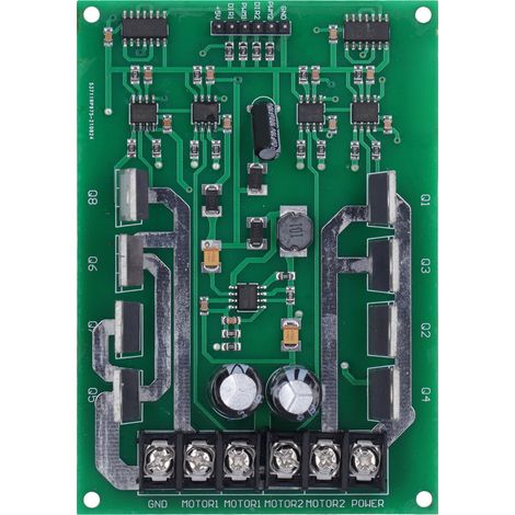 Module d'entraînement à double moteur, carte de commande de moteur CC à pont en H haute puissance (avec fonction de freinage) (1/5)
