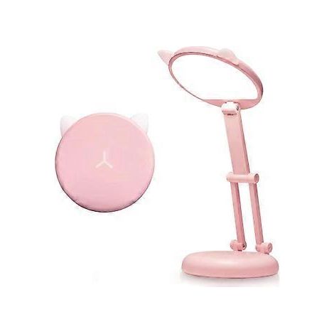 Lampe de bureau LED pour la maison ou le bureau, petite lampe de bureau à 10 niveaux de luminosité avec port de chargement USB, lampe de bureau rose pour enfants avec commande tactile, lampe de bureau (1/5)