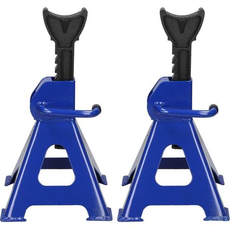 3 Ton Axle Stands Heavy Duty 290mm to 430mm Lifting Capacity Stands- Set of 2