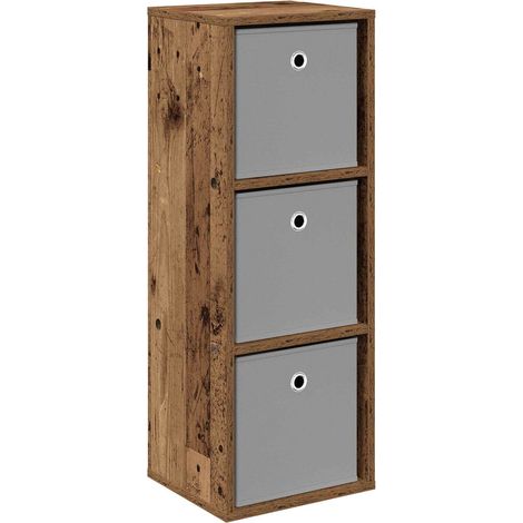 Sideboard with Drawer Old Wood 30.5 x 27 x 84.5 cm vidaXL