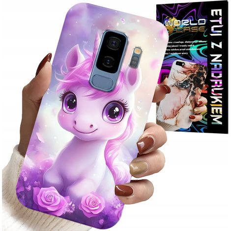 Hülle für Samsung Galaxy S9 Plus – süßes Einhorn, Muster für Kinder (1/5)