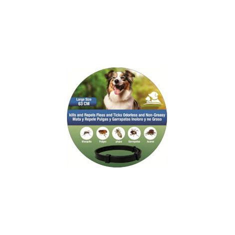Collier antiparasitaire pour chien – Protection 8 mois contre puces, tiques, moustiques – Étanche et sans irritation – 68 cm (1/4)
