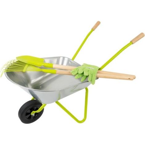 Brouette small foot 10l enfant pneus caoutchouc (1/4)