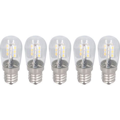 10 Stück LED-E12-Glühbirnen, kleine Deckenlampenbirnen, 500 lm, Wandlampenbirnen für Schlafzimmer und Büro, 220 V (1/5)