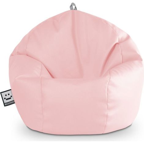 Puff Pelota Polipiel Rosa Happers