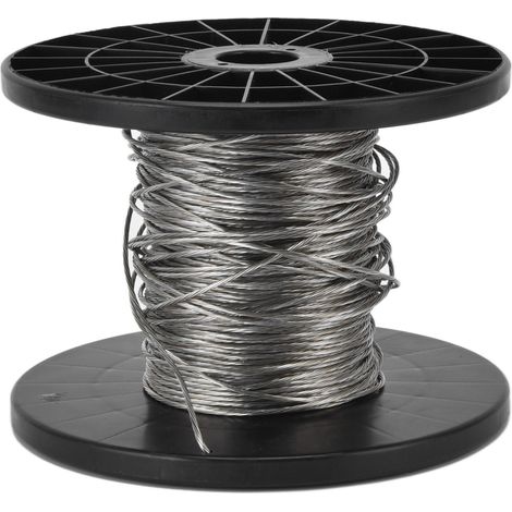 Câble de clôture électronique à impulsions haute tension de 100 m en alliage d'aluminium et de magnésium (1/5)