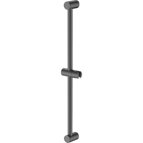 Avapax Barre de douche - Gris anthracite - 1 pièce - Acier inoxydable - Support pour douchette