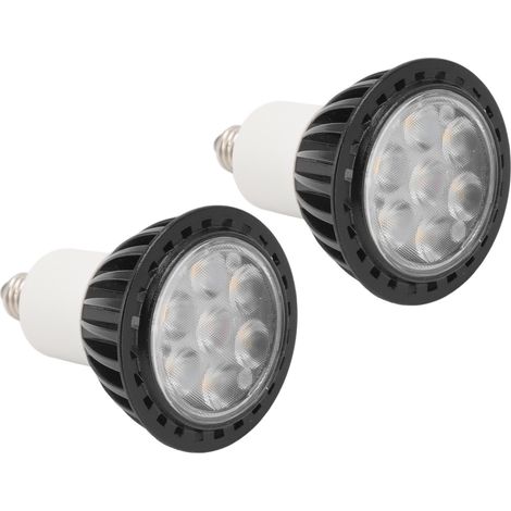 Lot de 2 ampoules spot E17 à 7 LED, ampoules de rechange à économie d'énergie, lumière chaude, 7 W, 220 V (1/5)
