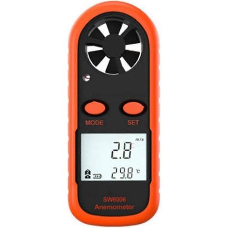 anémomètre numérique portable et léger, anémomètre à pales, thermomètre à vent (1/5)