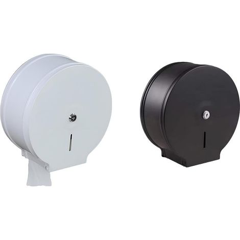 Boîte à papier toilette en rouleau en acier inoxydable, boîte à mouchoirs pour toilettes d'hôtel, blanche (1/5)