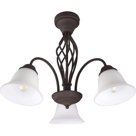 Trio, Plafonnier, Rustica 3xE14, Rouille, 42,5 x 55 cm (1/5)