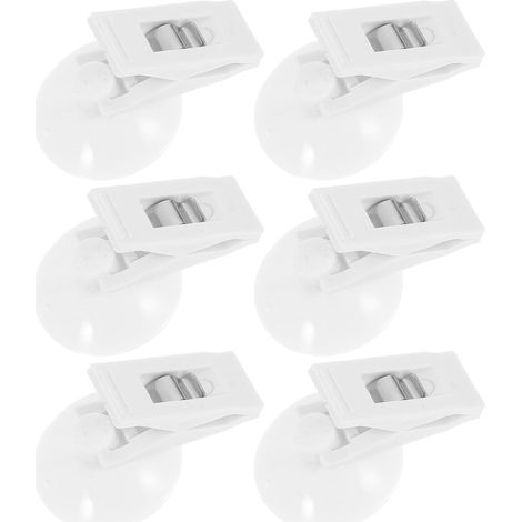 PRETYZOOM Lot de 6 pinces à ventouses multifonctionnelles pour (1/5)