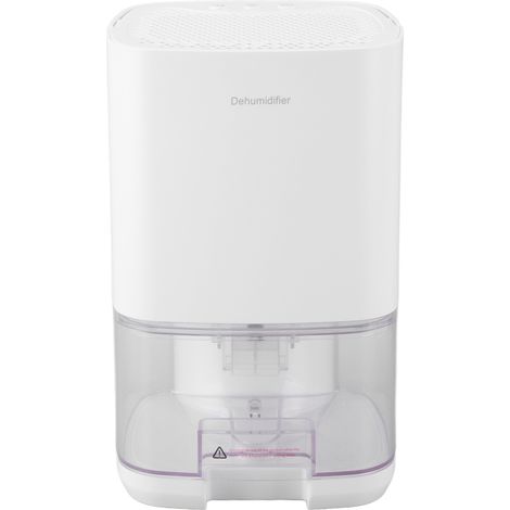 Déshumidificateur multifonction avec réservoir d'eau de 1 L, arrêt automatique et veilleuse colorée. Débit d'air de 350 ml/jour. Idéal pour une chambre, un sous-sol, une cuisine ou un garage jusqu'à 3 (1/5)