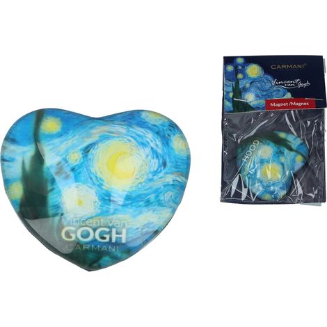 Carmani, imán de corazones - VAN gogh/La noche estrellada (1/3)