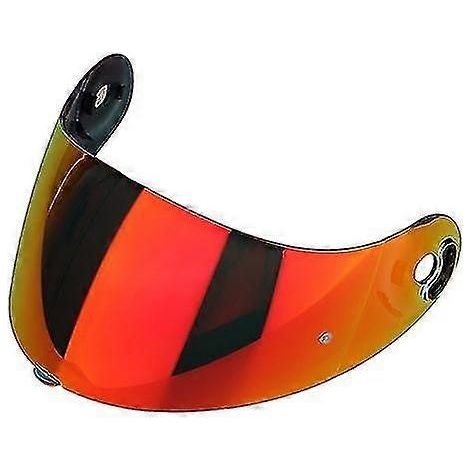 Visière miroir Nolan X-lite - Compatible avec les casques de moto X-803, X-802, X-702, X-661 et X603 - Protection UV - Couleur : Rouge et or (1/2)