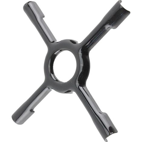 Réducteur de grille gris de 20,7 cm - Support de grille pour cuisinière à gaz, adapté aux petites casseroles, marmites, pots à lait et autres accessoires pour cuisinière à gaz naturel.